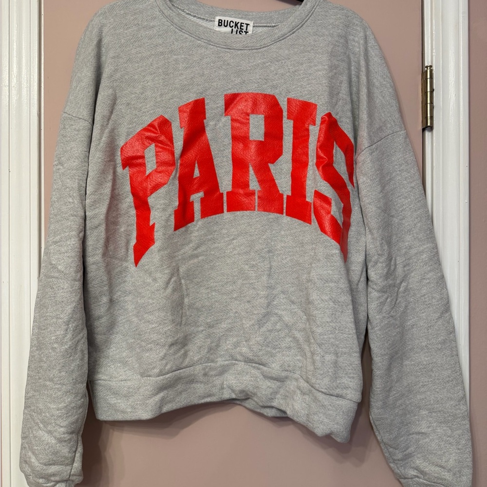 Gray Paris Sweatshirt